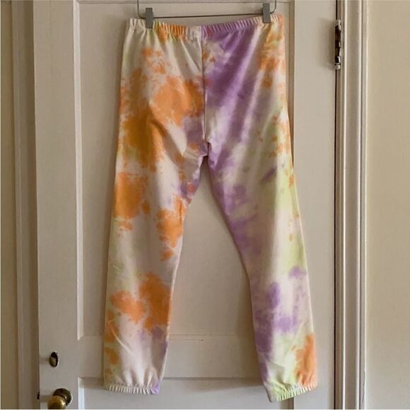 NWT WildFox Sherbet Wash Rory Tie Dye Sweatpants Joggers Size Large - Picture 5 of 9